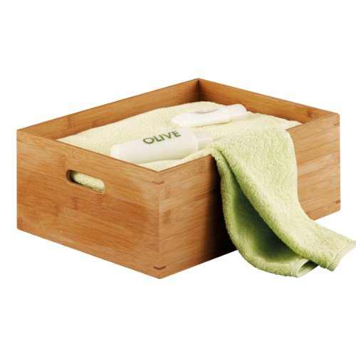 Zeller 13341 Aufbewahrungskiste M, Bamboo 40 x 30 x 14 cm