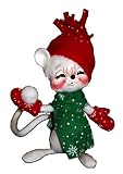 Annalee 6-Inch Snowball Thrower Mouse