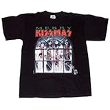 KISS 'Merry Kissmas' black t-shirt