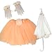 Peach Fancy Tea Party Dress-Up Set (3 pc)