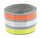 Nathan Tri-Color Ankle Band (Single) (Yellow/Grey/Orange)