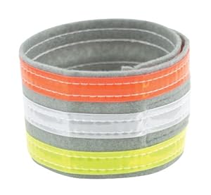 Nathan Tri-Color Ankle Band (Single) (Yellow/Grey/Orange)