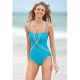 Crisscross Colorblock Mailot