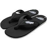 Reebok Toronto Blue Jays Black Summertime Flip Flops