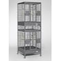 Multi Vista Bird Cage in Platinum