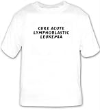 Cure Acute Lymphoblastic Leukemia T-shirt Large White