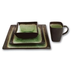 Paradise 16 Piece Contemporary Dinnerware Set by Dinnerware