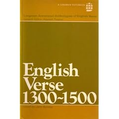 English Verse, 1300-1500 (Longman annotated anthologies of English verse)