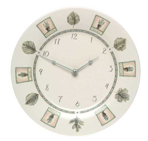 Pfaltzgraff Naturewood 11-Inch Stoneware Clock