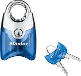 Master Lock 192D Front Access Padlock, Translucent/Chrome
