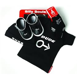 Silly Souls Dude 4-Piece Baby Gift Set