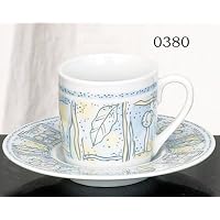 Espresso demitasse set of 6 gift box, 2.2 oz. capacity