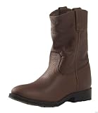 Double-H Boots Lt Brown Kds Rnch Wllngtn - 10.5D