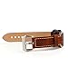 Apple Watch Band,IWatch Band Premium Vintage Crazy Horse Genuine Leather Replacement Watchband with Stainless Metal Clasp for All Apple Watch Sport Edition (38mm Brown)