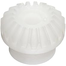 Plastic PowerDrive MG05M20 Molded Polyoxymethylene Plastic Miter Gears, 0,5 Module, 20 Tooth, 3mm Bore