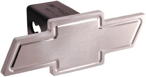 TM Performance 30015 Brushed Heavyweight Chevy Cutout Bowtie 2" Billet Hitch Cover
