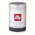 illy, Ground Espresso Coffe, Fine Grind (Dark Roast, Black Band), 8.8-Ounce Tins (Pack of 2) On Sale