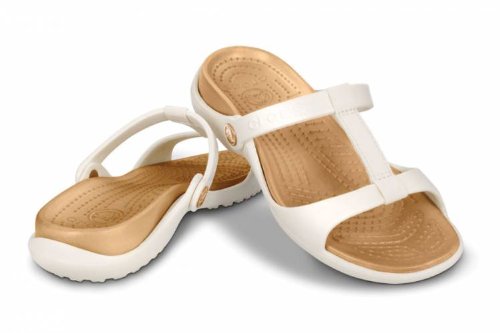 Crocs Cleo III, Oyster/Mushroom, 36