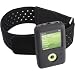 Creative Black Suede Armband for Zen V Prod Skin with beltclip Velcro Ventilation