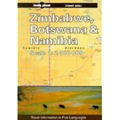 Lonely Planet Zimbabwe, Botswana and Namibia Travel Atlas