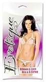 Erotique Ribbon + Lace Bra + G String