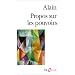 Propos sur les pouvoirs