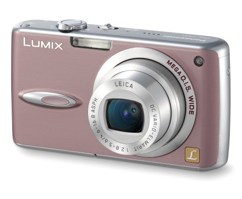 Panasonic DMC-FX01P 6MP Compact Digital Camera with 3.6x Optical Image Stabilized Zoom (Pink)