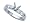0.40 cts Round Diamonds Engagement Ring in 18k White Gold Size 4 LIFETIME WARRANTEE