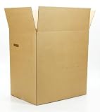 Duck Brand Corrugate Shipping Boxes, 24 x 17 x 24.75, Brown, 12 Pack (394538)