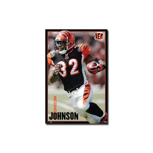 Costacos 4267 NFL Poster Rudi Johnson # Cincinnati Bengals