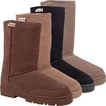 Bearpaw Mens 8" Suede & Shearling Boots - Style 405 Dream