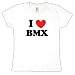 I Heart BMX Ladies T-Shirt