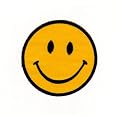 Aufn�her B�gelbild Aufb�gler Iron on Patches Applikation Smiley Gesicht Smilies Kinder Kleidung