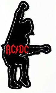 Ac/dc Acdc Heavy Meta Rock Music Logo Band Jacket T-shirt Patch Iron on Embroidered Logo Music Patches
