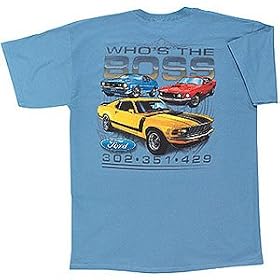 Boss Ford Mustang Muscle Car T-Shirt