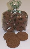 Gourmet Food : Scott's Cakes 1 lb. Chocoate Raspberry Shortbread Cookies in a Holly Bag