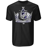 Majestic Club Collection Los Angeles Kings Youth NHL 3D Shield Logo T-shirt