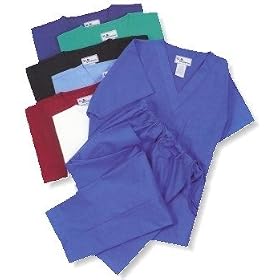 Unisex Drawstring Scrub Set