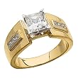 14Kt Yellow Gold Ladies Engagement Ring (Center stone is not included)