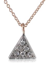 Kismet by Milka Triangle Pave Necklace, 16.9"