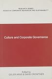 Culture and corporate governance