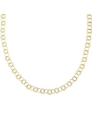 Long Luscious Links Fancy 14K Gold Necklace