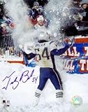 Tedy Bruschi Autographed Picture - 8x10 - Autographed NFL Photos