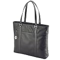 Mobile Edge Leather Laptop Tote - Black