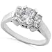 1 1/4ctw 14K White Gold Diamond Engagement Ring (H-I/VS-SI)