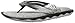 adidas Performance Women's Anyanda Flex W Athletic Sandal,Black/White/Core Heather Grey,6 M US