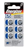Energizer hearing-aid battery za675 x6