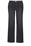 Avenue Plus Size Petite Button Pocket Straight Leg Denim Jean 28-32, Dark Wash 32P Avenue Plus Size Petite Button Pocket Straight Leg Denim Jean 28-32, Dark Wash 32P