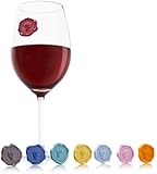 Vacu Vin Glass Markers Classic Set of 8 - Grapes Design