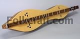 FolkRoots Black Walnut Hourglass Dulcimer With Sitka Spruce Soundboard And Circle Of Hearts Tone Holes